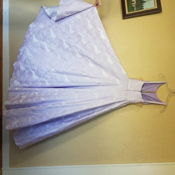 SHERRI HILL PURPLE FLORAL  PROM/HOMECOMING DRESS - Picture 13 of 15